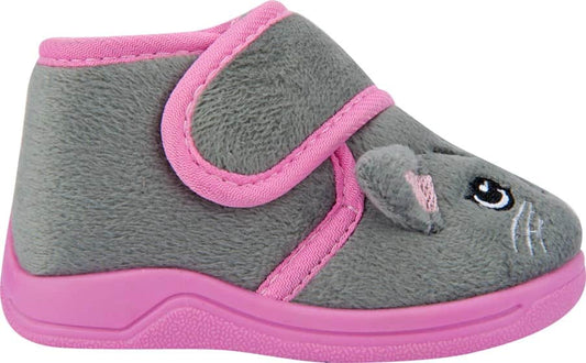 PANTUFLA GATO VELCRO