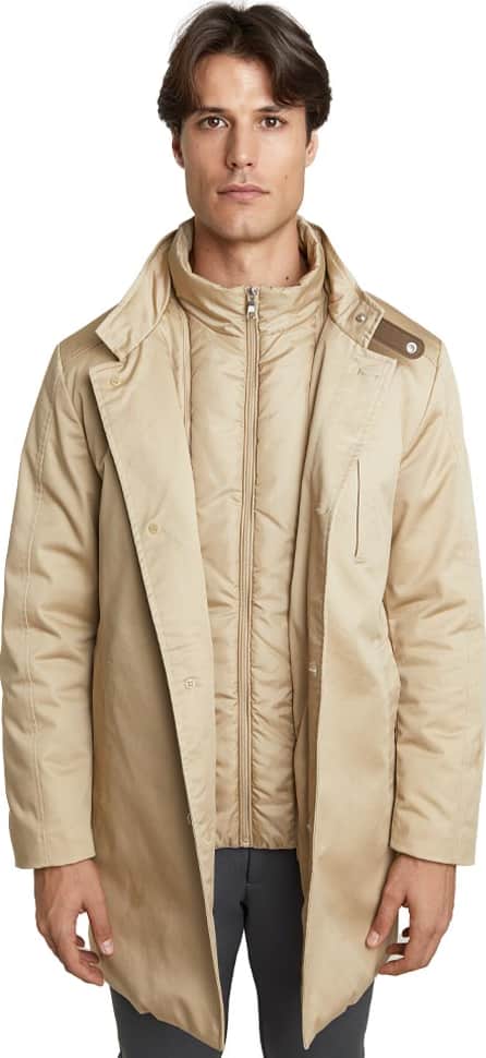 GABARDINA ABIERTA BOTÓN