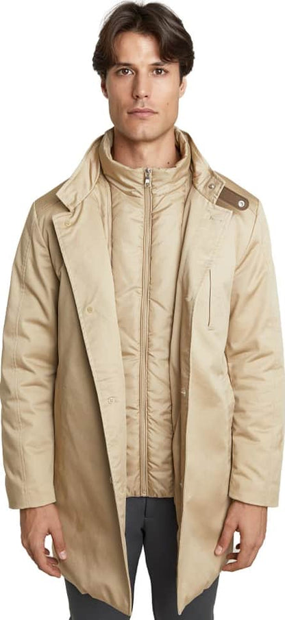 GABARDINA ABIERTA BOTÓN