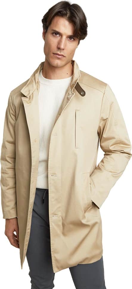 GABARDINA ABIERTA BOTÓN