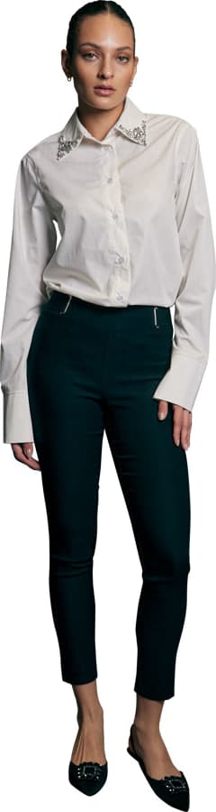 Pantalon de vestir (formal) dama negro Holly Land modelo S338