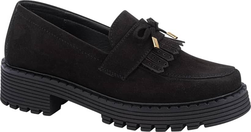 MOCASÍN SUELA TRACK MOÑO Y FLECOS