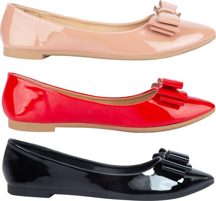 Kit 3 pares ballerina casual dama multicolor Pink By Price Shoes modelo 8111