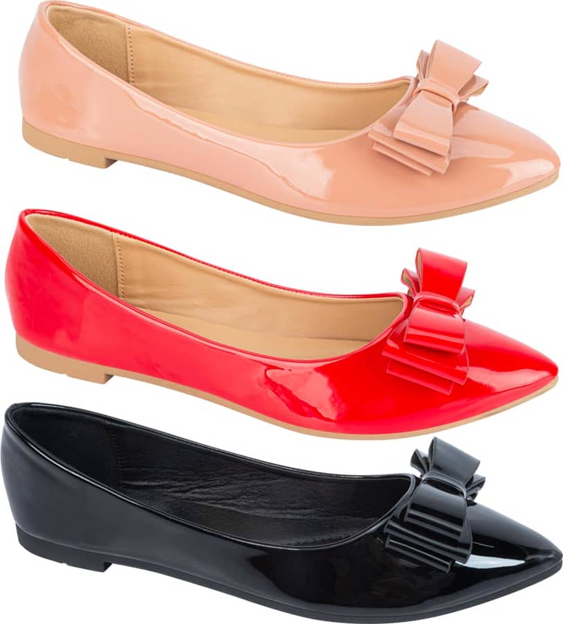 Kit 3 pares ballerina casual dama multicolor Pink By Price Shoes modelo 8111
