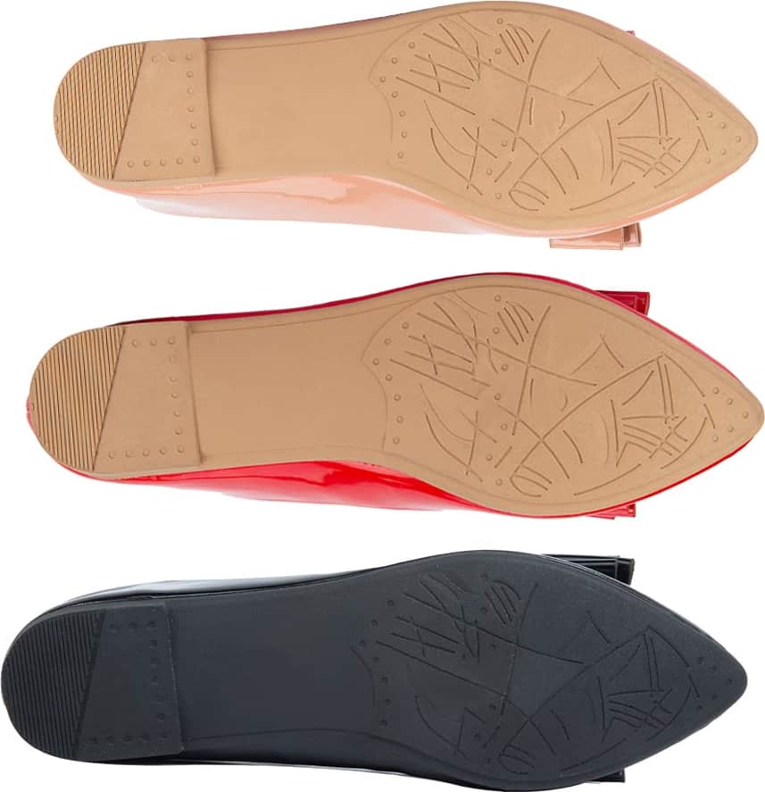 Kit 3 pares ballerina casual dama multicolor Pink By Price Shoes modelo 8111
