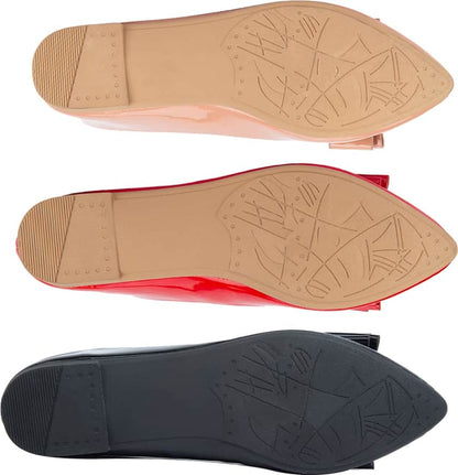 Kit 3 pares ballerina casual dama multicolor Pink By Price Shoes modelo 8111