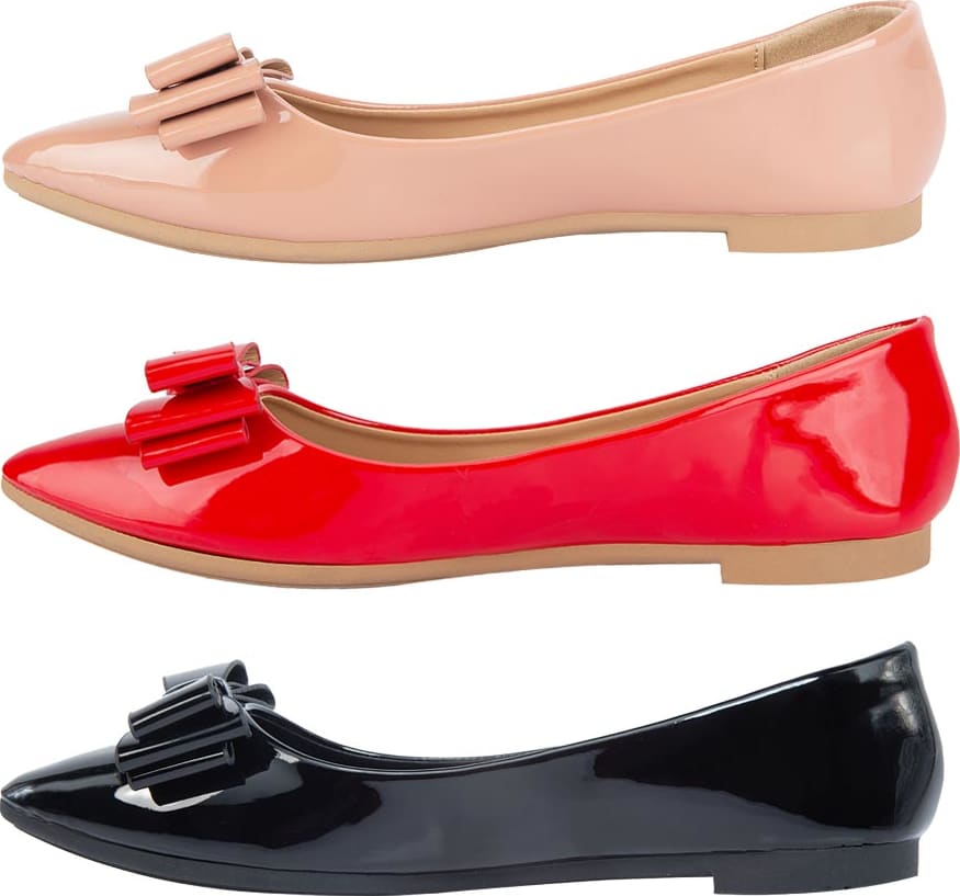 Kit 3 pares ballerina casual dama multicolor Pink By Price Shoes modelo 8111