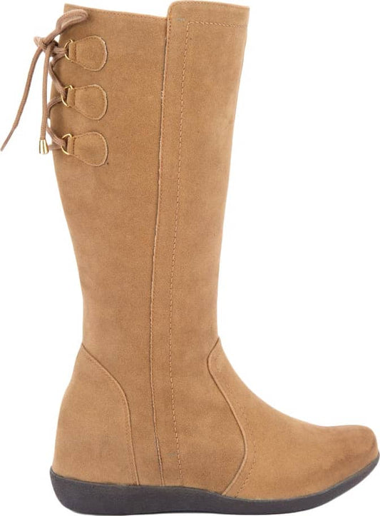 BOTA GAMUZA CUÑA INTERNA