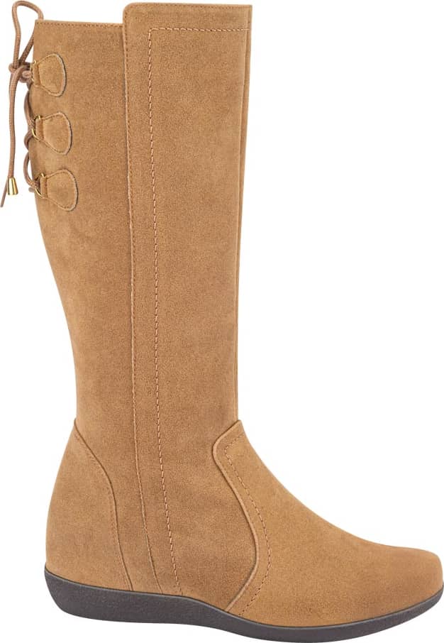 BOTA GAMUZA CUÑA INTERNA