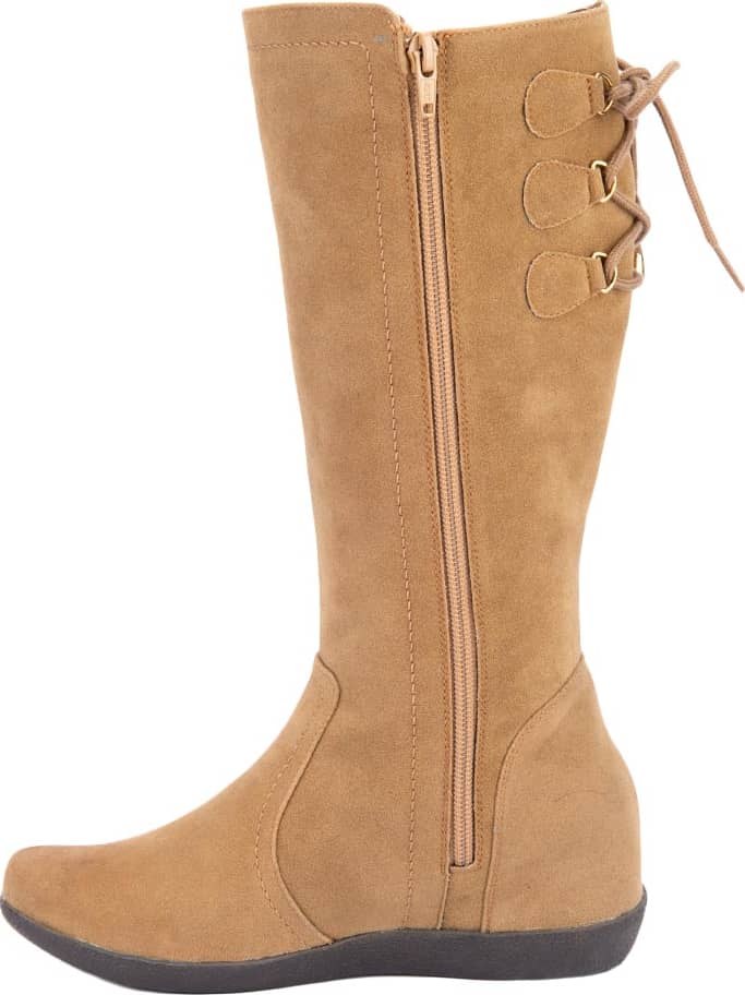 BOTA GAMUZA CUÑA INTERNA