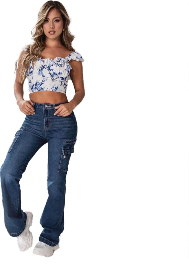 JEANS RECTO CINTURA ALTA