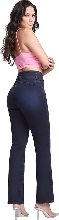 JEANS RECTOS CINTURA ALTA