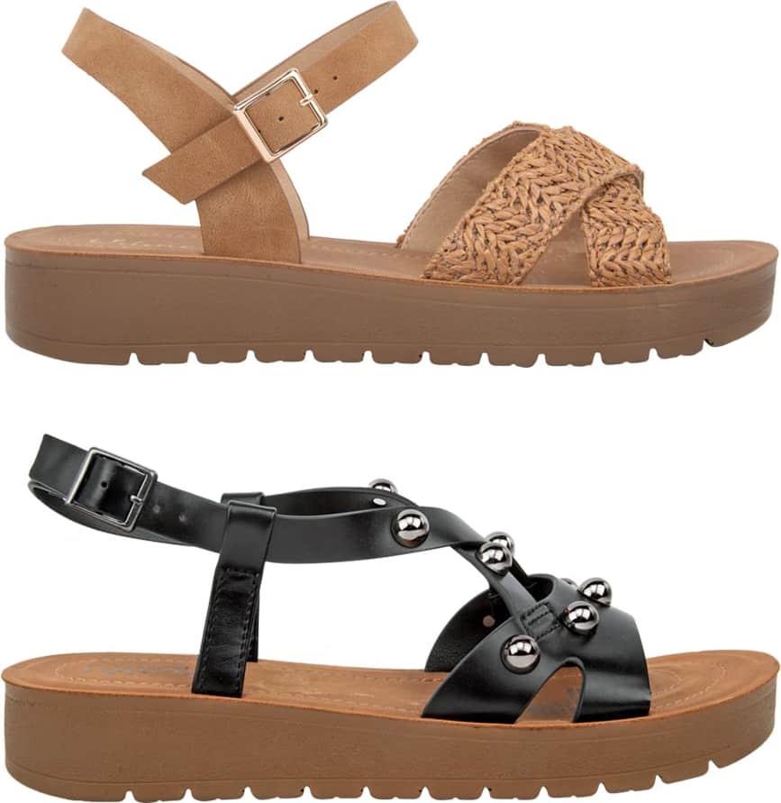 KIT SANDALIAS PLANAS