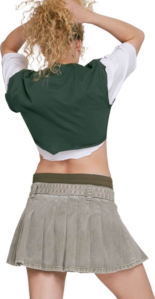 FALDA SHORT MEZCLILLA