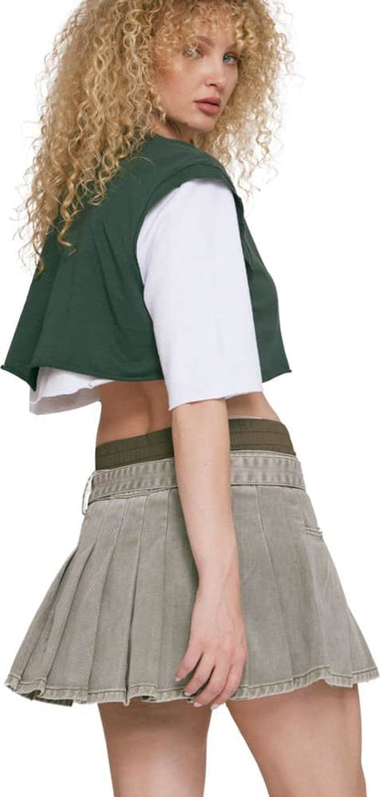 FALDA SHORT MEZCLILLA