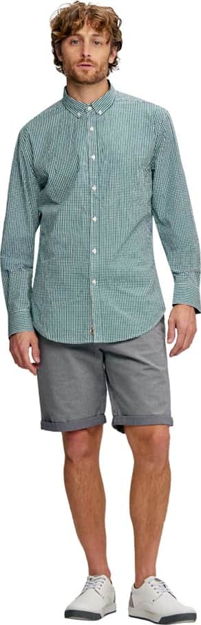 Camisa casual caballero bicolor Hpc Polo modelo HC10