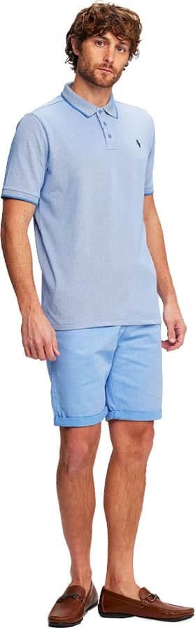 Playera casual caballero azul Hpc Polo modelo 9350