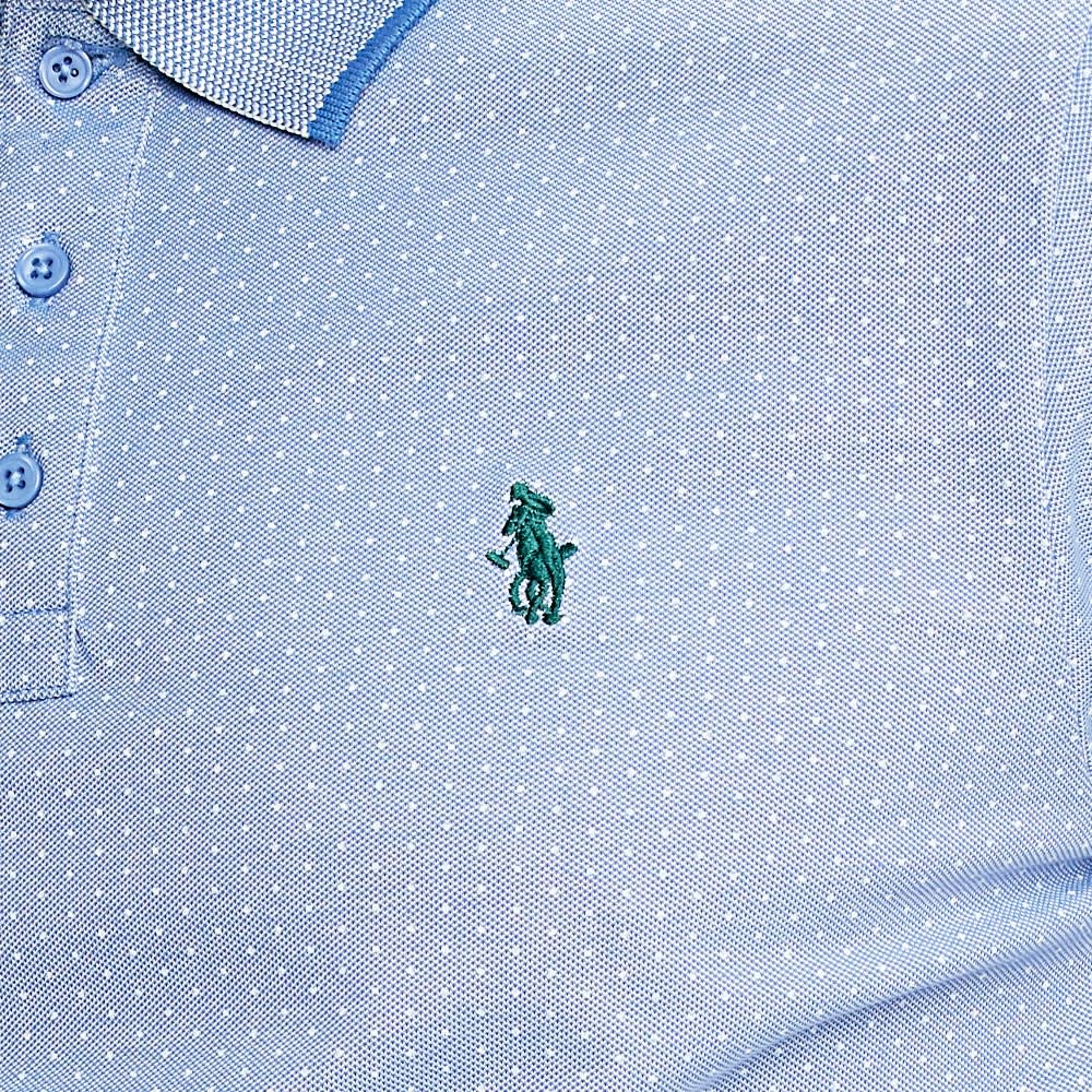 Playera casual caballero azul Hpc Polo modelo 9350