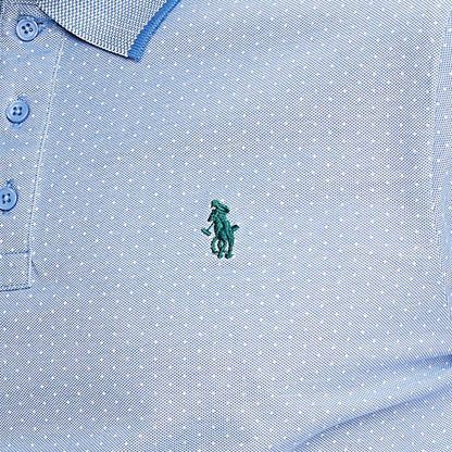 Playera casual caballero azul Hpc Polo modelo 9350