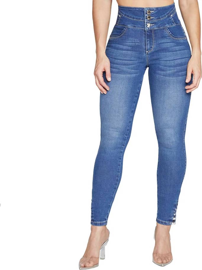 JEANS SUPER SKINNY TOBILLERO