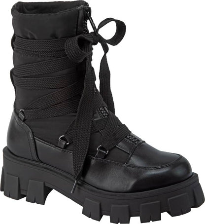 Bota moto dama negro Belinda Peregrin modelo 2860