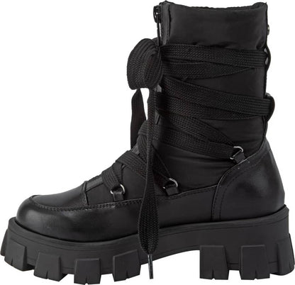 Bota moto dama negro Belinda Peregrin modelo 2860