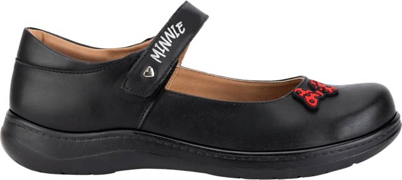 Choclo casual teens negro piel Minnie Mouse modelo 0017