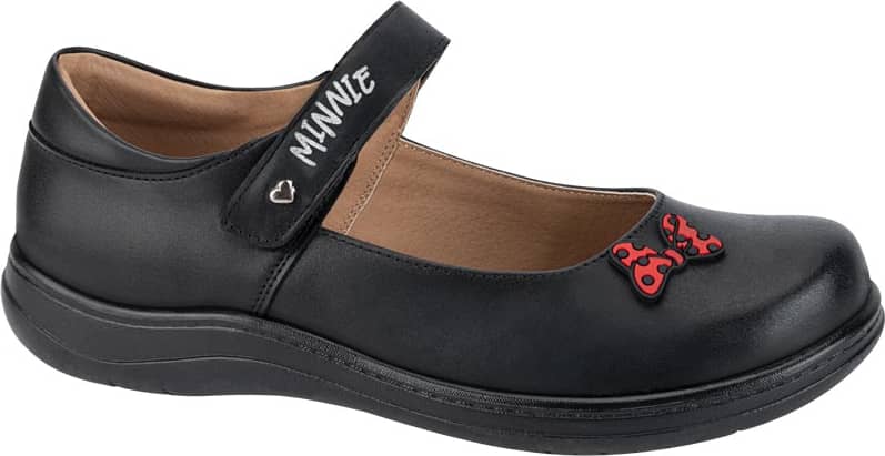 Choclo casual teens negro piel Minnie Mouse modelo 0017