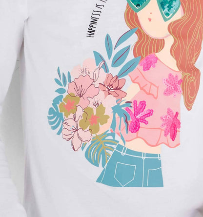 ROPA CASUAL PLAYERA HOLLY LAND KIDS 6532