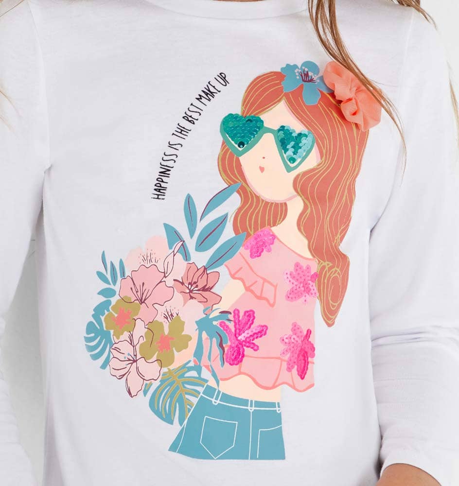 ROPA CASUAL PLAYERA HOLLY LAND KIDS 6532