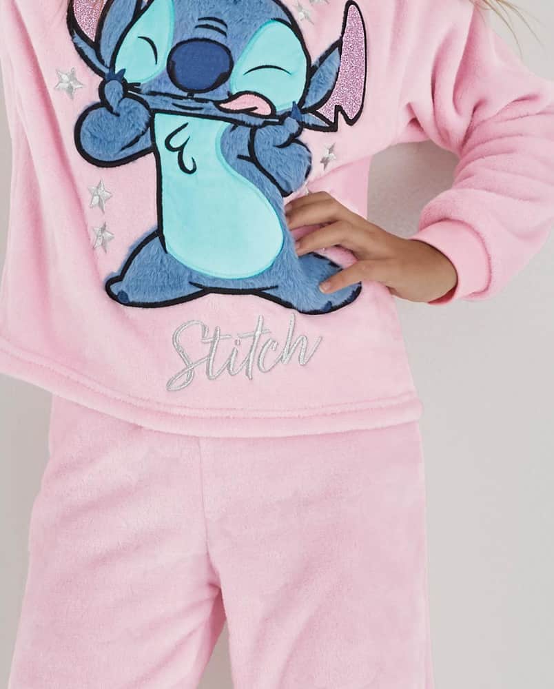 Pijama de Lilo y Stitch Para Niño Rosa por sólo 15,99€