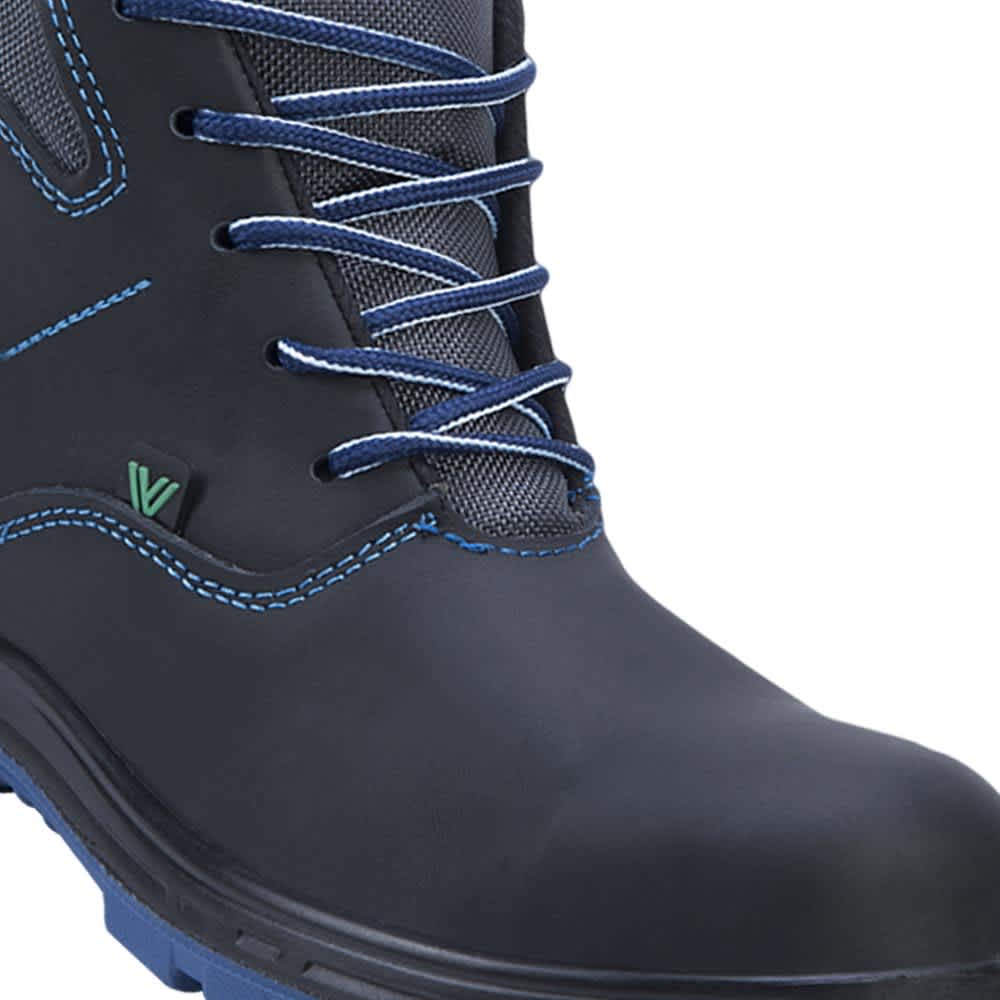 Bota trabajo industrial caballero negro piel Van Vien modelo LN3D