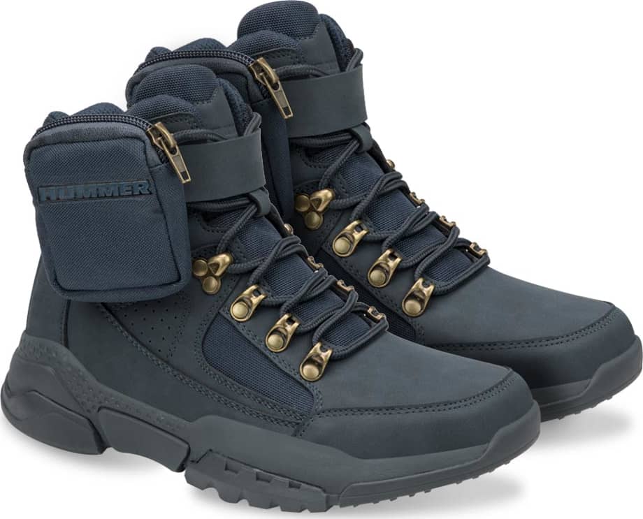 Bota hiker dama azul marino Hummer modelo 2677