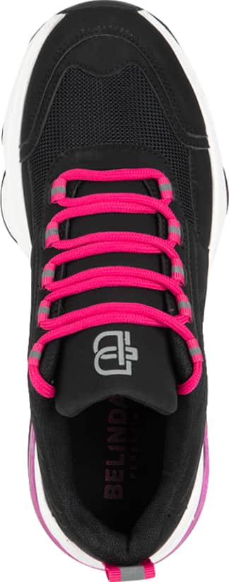 Black shoelace urban casual tennis choclo Belinda Peregrin model