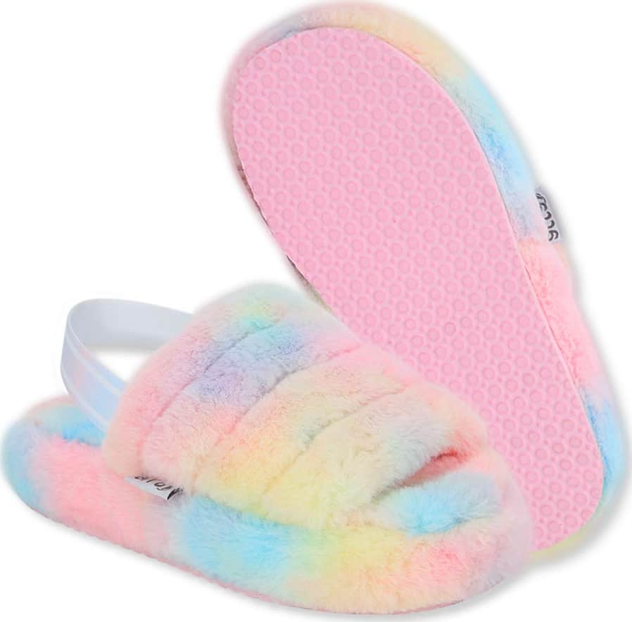 Sandalia Pantufla Peluche