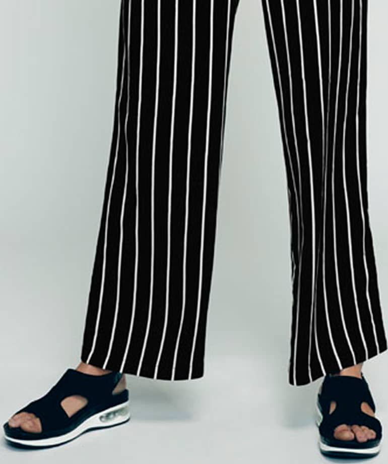 Pantalon Casual Pierna Ancha Cintura Alta