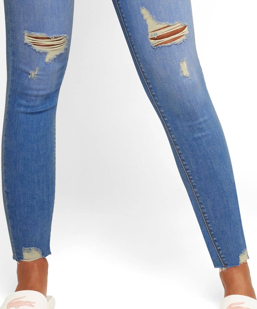 Jeans Super Skinny Cintura Alta