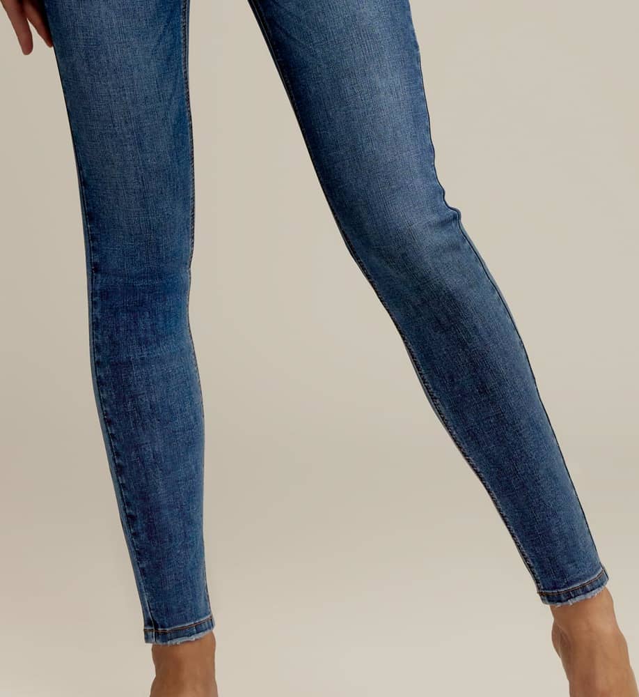 Jeans Super Skinny Cintura Alta