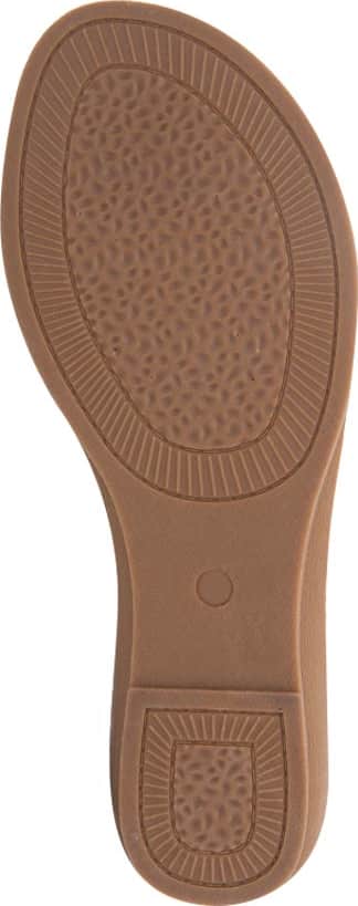 Sandalia Plana Con Brillos