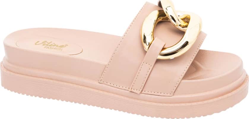 Sandalia Casual Monocolor Cadena