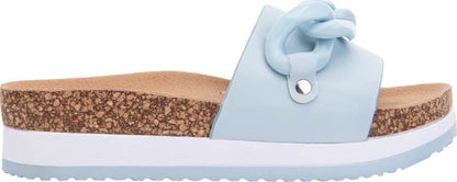 Sandalia Plana Altura Media Cadena