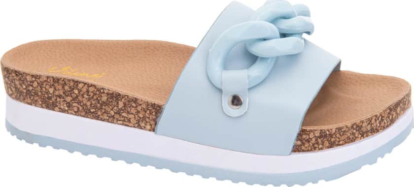 Sandalia Plana Altura Media Cadena