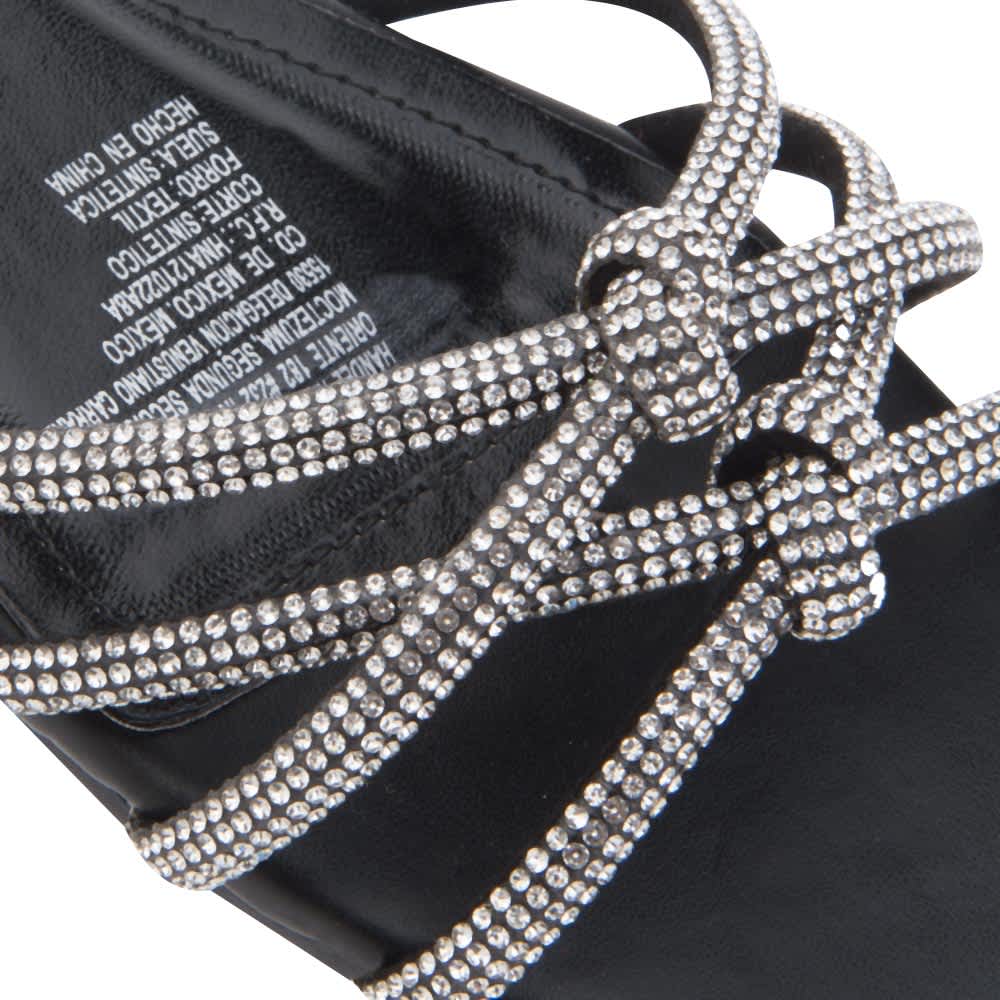 Kit Sandalia Planas Tiras Piedras