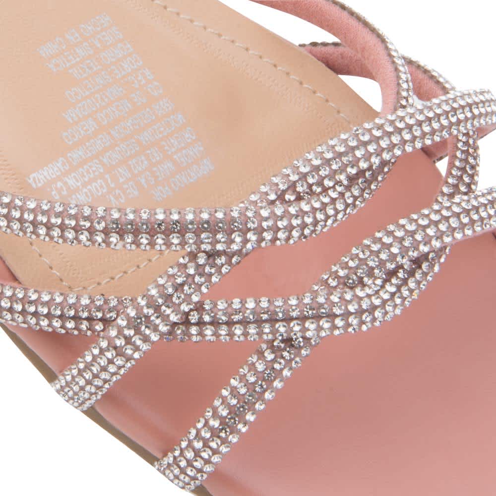 Kit Sandalia Planas Tiras Piedras