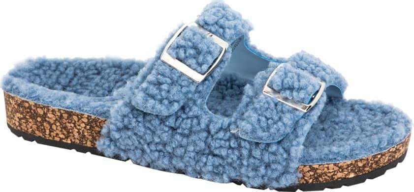 Sandalia Casual Borrega Hebillas