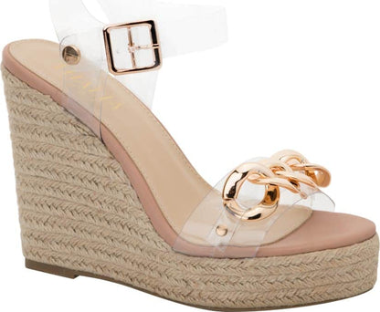 Sandalia Plataforma Yute Mica Cadena