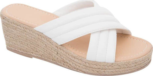 Sandalia Palataforma Yute Cruzada