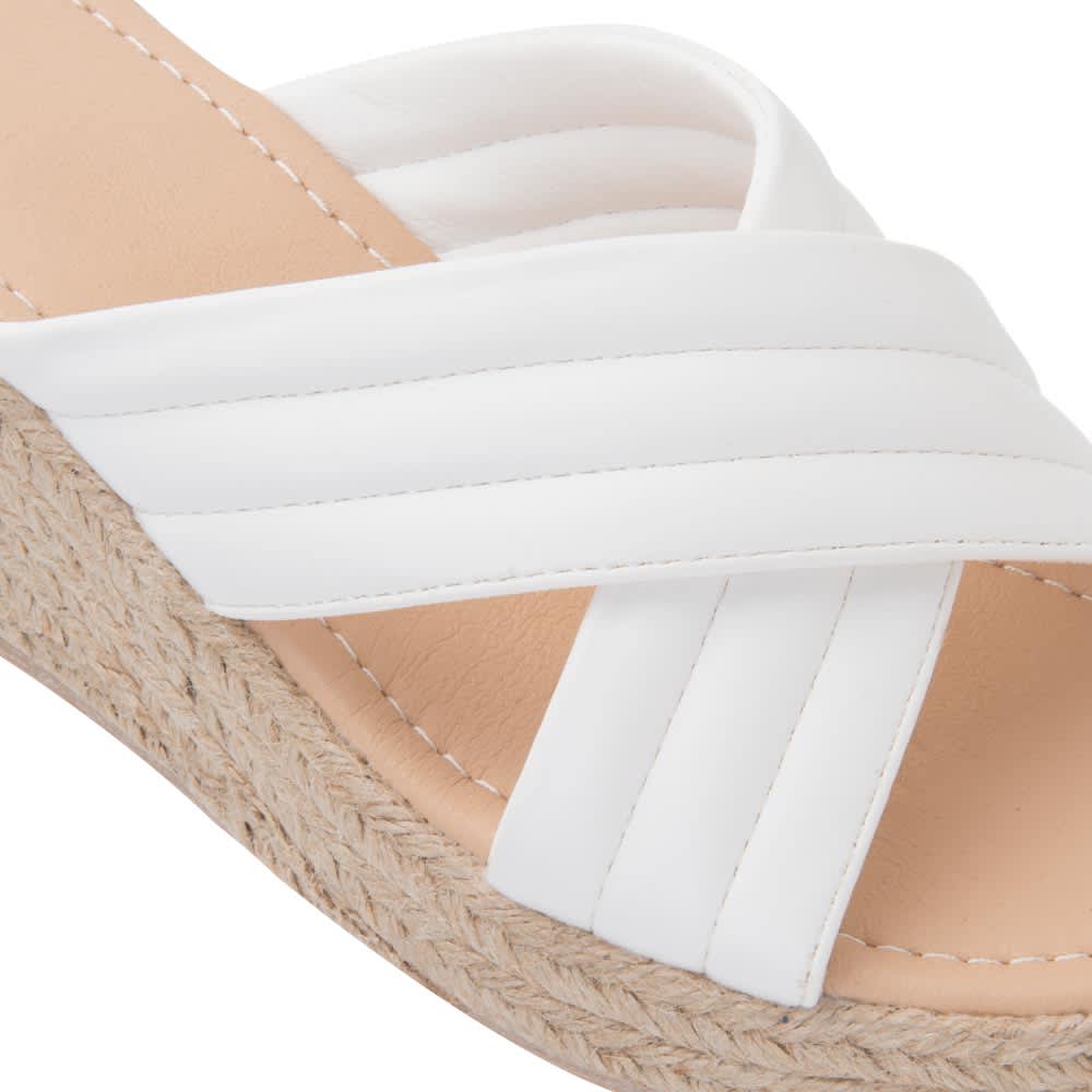 Sandalia Palataforma Yute Cruzada