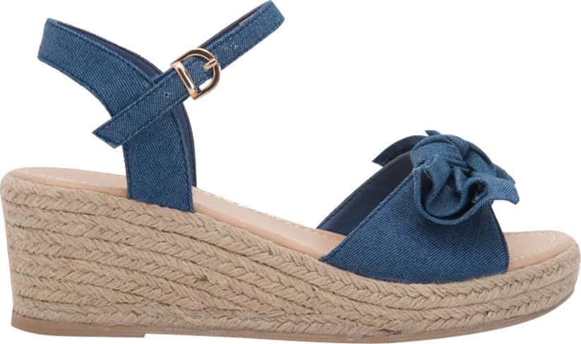 Sandalia Plataforma Yute Moño