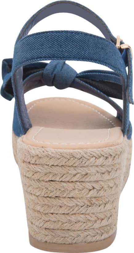 Sandalia Plataforma Yute Moño